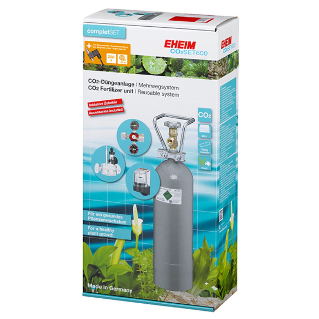 Equipo de CO2 para acuarios de agua dulce especial aquascaping Eheim Set CO2 600 con electroválvula