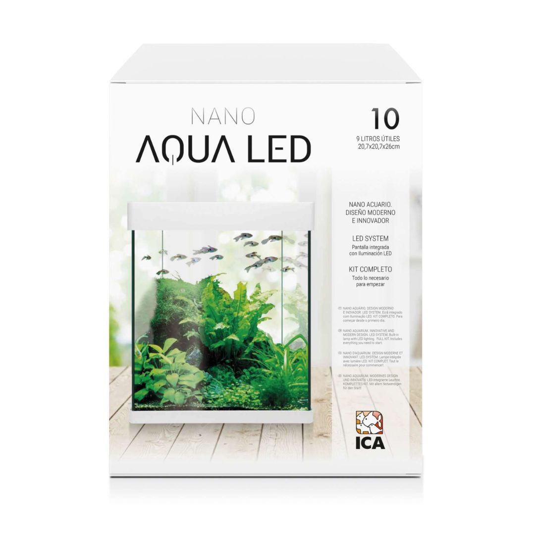 Acuario Nano Aqua Led 10 L